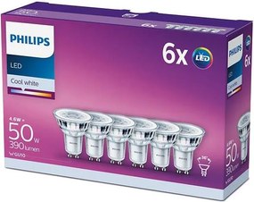 Zestaw 6x żarówek LED Philips GU10/4,6W/230V 4000K