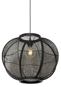 Orientalna lampa wisząca czarna 48 cm - RobKolonialny Oswietlenie wewnetrzne
