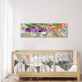 Obraz abstrakcji - malarstwo (170x50 cm)