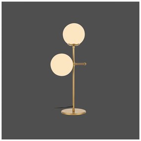 Lampa stołowa w kolorze złota Squid Lighting Kruva, wys. 55 cm