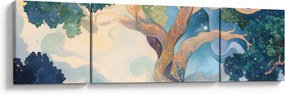 Obraz – Kosmiczne drzewo (170x50 cm)