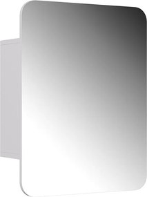 Szafka z lustrem w łazience biały 65x17.4x50 zino