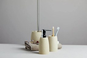 Pojemnik na szczotkę GOA BEIGE + szczotka WC, WENKO