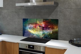 Panel Szklany Fluidyczna Abstrakcja Form