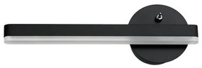 Czarny kinkiet led - K336-Pavos