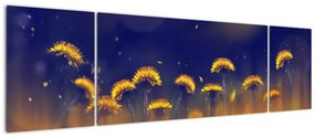Obraz - Dmuchawce (170x50 cm)