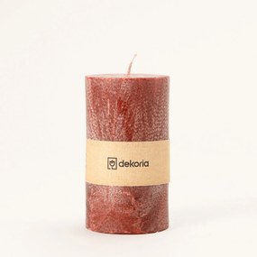Świeca zapachowa palmowa walec Burgundy