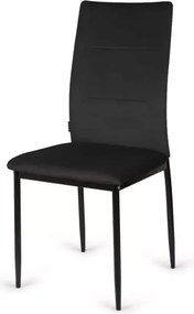 Eleganckie tapicerowane krzesło Duo do jadalni salonu i wnętrz komercyjnych z wygodnym siedziskiem i nowoczesnym designem