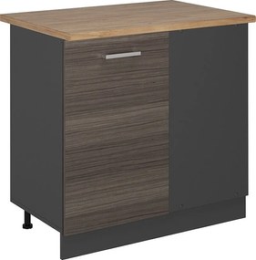 Szafka narożna szlachetna szarość 86x60x81.6 r-line