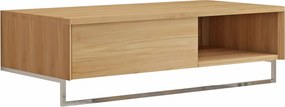 Szafka pod umywalkę wisząca z drewna tekowego z wieszakiem na ręczniki - 105 cm - KUPANG