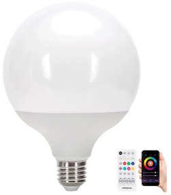 Ściemniana żarówka LED RGBW MESH G120 E27/18W/230V 6500K + pilot - Aigostar