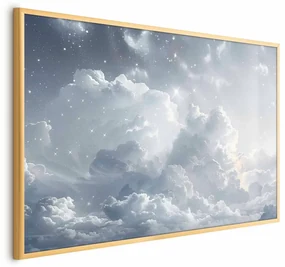 Plakat Astralny spokój 90x60cm z ramą złotą bez marginesu ARTGEIST B