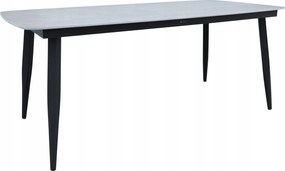 Stół ogrodowy aluminiowy 180x90 cm ze spiekiem kamiennym - solidny i trwały