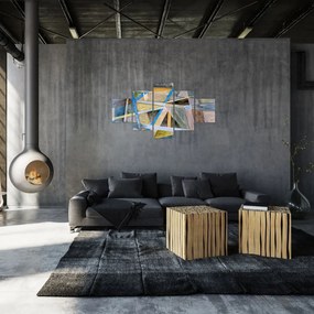 Obraz - Abstrakcja (125x70 cm)