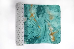 Dywanik pod prysznic Dywanik pod prysznic Turkusowy marmur