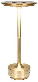 Lampa stołowa LED w kolorze mosiądzu (wysokość 28,5 cm) Lyneham – House Nordic