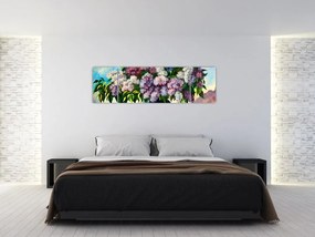 Obraz - Bukiet bzu (170x50 cm)