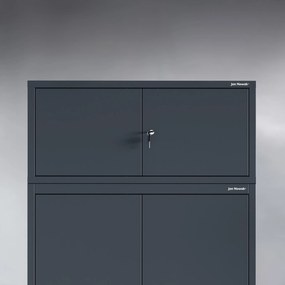 Nadstawka na szafę EWA Compact 800 x 380 x 400 mm, antracytowa