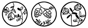 Metalowa dekoracja ścienna Floral – Wallity