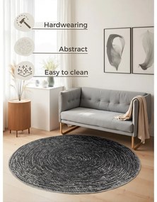 Szary okrągły dywan ø 160 cm Gloria Cavallo – Hanse Home