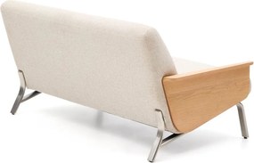 Beżowa sofa z tkaniny szenilowej 165 cm Amsen – Kave Home