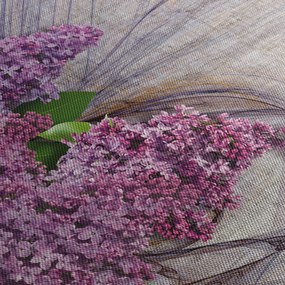 Obraz - Bez (z zegarem) (90x30 cm)