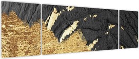 Obraz - Złota struktura N⁰1 (170x50 cm)