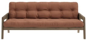 Pomarańczowa rozkładana sofa 204 cm Grab – Karup Design