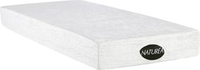 Materac 90 x 200 cm z pianką z pamięcią kształtu i bambusa o grubości 20cm - PARURE marki NATUREA