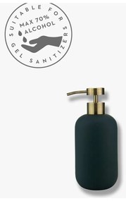 Antracytowy ceramiczny dozownik do mydła 200 ml Lotus – Mette Ditmer Denmark