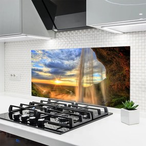 Panel Kuchenny Krystaliczny Wodospad Górski