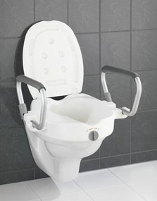 Deska sedesowa podwyższona SECURA , nasadka na sedes z uchwytami obciążenie 130 kg, WENKO