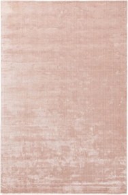 Prostokątny dywan z wiskozy w różowym kolorze Nela C