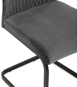 Zestaw krzeseł do jadalni DCL-X7018 GREY2, 4 szt.