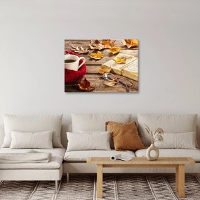 Obraz - Jesienna filiżanka herbaty (70x50 cm)