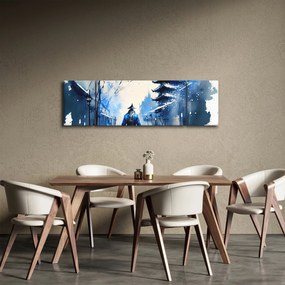 Obraz - Samuraj, akwarela (170x50 cm)