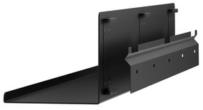 Półka wisząca JOANNE 700 mm, czarna