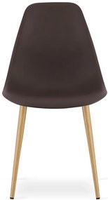 Brązowe krzesło do salonu kawa G3-Z88