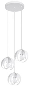 Lampa wisząca TULOS 3P biała SOLLUX  LIGHTING