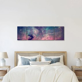 Obraz - Nieziemskie nocne niebo (170x50 cm)