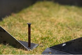 Alto Podwyższona grządka 148 x 148 x 36 cm, corten CORGARDEN 1013