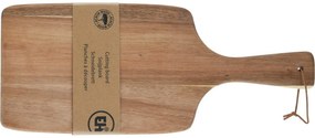 Deska do krojenia z drewna akacjowego z uchwytem 42 × 16 × 1,6 cm
