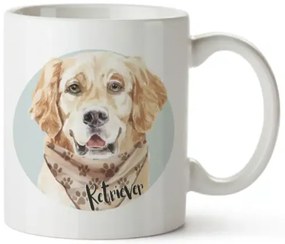 Bohemia Gifts Ceramiczny kubek - Retriever, 350 ml
