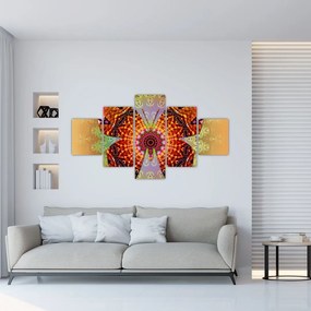 Obraz - Etno motyl (125x70 cm)
