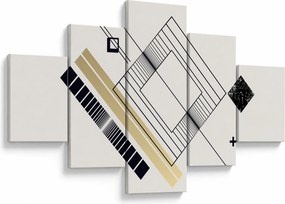 Obraz - Kształty geometryczne N⁰6 (125x70 cm)