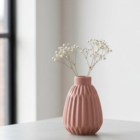 Wazon ceramiczny ESKO, ręcznie malowany, 13 cm