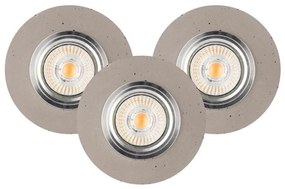 Spot-Light 2511336 - ZESTAW 3x LED Oprawa wpuszczana VITAR 1xGU10/5W/230V