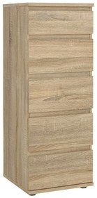 Wysoka komoda w dekorze dębu 40x107 cm Nova – Tvilum