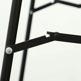 HOMCOM Pełnowymiarowe Lusterko bez Ramy, Wolnostojące/Montaż Ścienny, Metalowy Stojak, 50x150 cm, Czarne