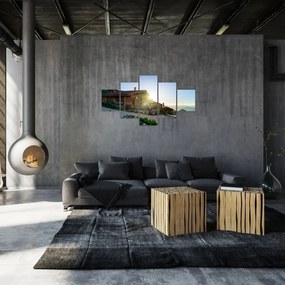 Obraz - Poranek w Alpach, Tyrol (125x70 cm)